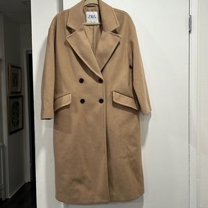 Zara Double Breasted Coat